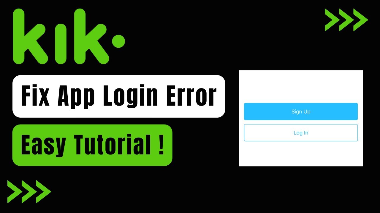 Fix Kik App Login Error / Problem