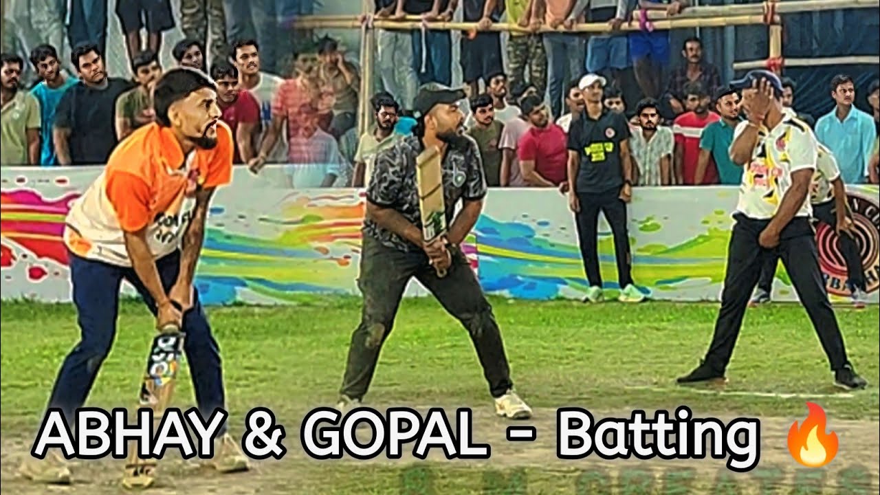 "ABHAY & GOPAL" - Batting 🔥 || 60 Run, Innings 🔥 "HIGH-VOLTAGE" 🔥 Game || WOODEN CUP 2025..