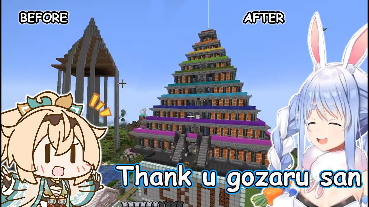 Reaction pekora about pekomid after renovation by kazama iroha [ Hololive / Eng sub ]