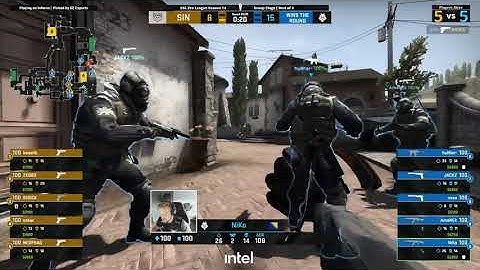 JaCkz 3 quick Deagle HS - G2 VS SINNERS - ESL Pro League Season 14 - CSGO