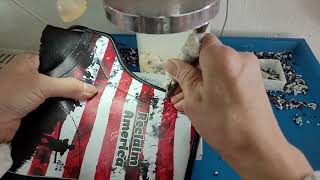 How professionally we work to make Durable shoes...... #custom #craftsmanship #swingtrading