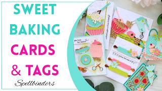 Adorable Baking-Themed Cards & Tags | Die Cuts + Stamping + Texture