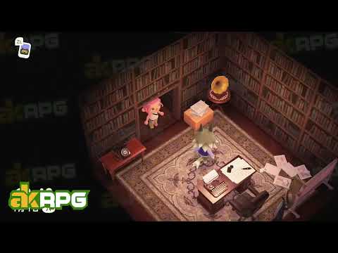 ACNH Brown-Themed Wooden Study Room - Best Workspace Designs in Animal Crossing New Horizon