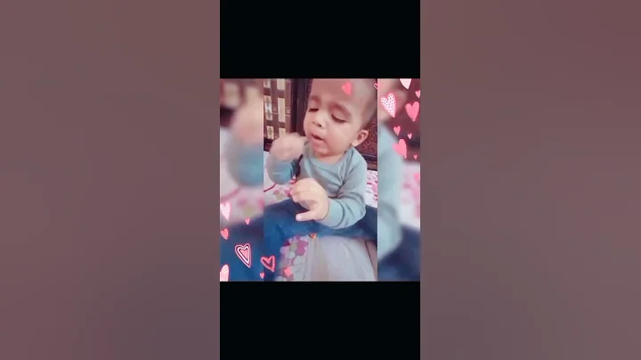 baby trying my favourite candies
