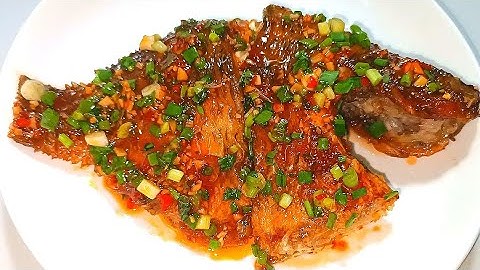 Cách làm cá rô phi chiên mắm tỏi ớt thơm ngon - Bếp Nhà Hoàng