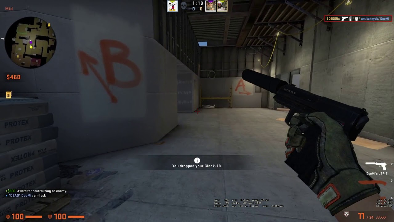 CSGO: AIMLOCK? :DD - No :(