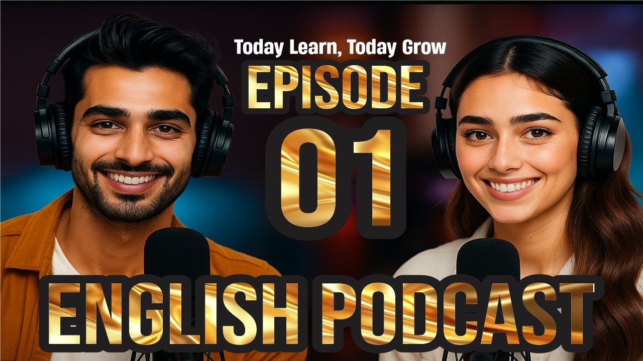 English learning Podcast Conversation Episode 1 | english podcast conversation | English Clear Voice