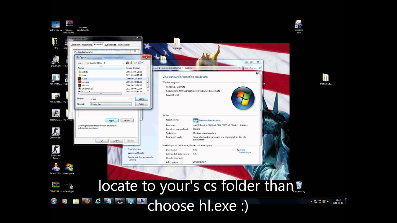 How to fix shutting down counterstrike!