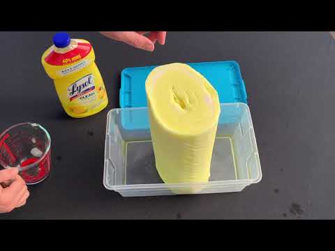 Homemade Disinfecting Wipes