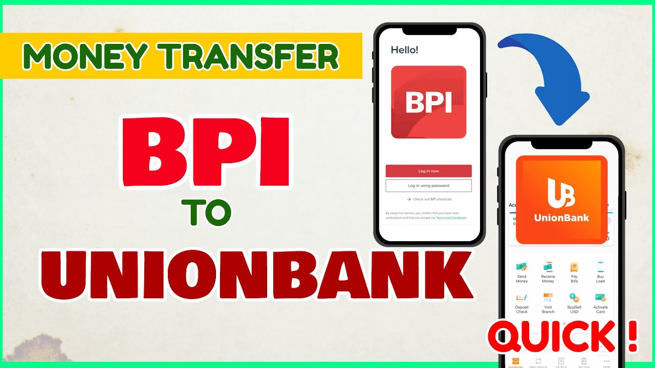 How to Transfer from BPI to Unionbank Online? BPI Union bank Send Money ...