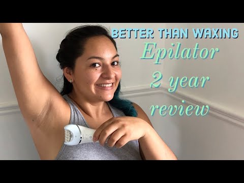 Video: Philips Satinelle Epilator Hp6400 Review