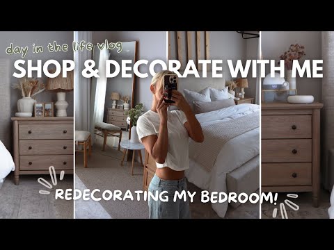 Let's Go SHOPPING & Redecorate My Bedroom! / Day In The Life of a Mom of 2
