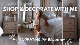 Lets Go SHOPPING & Redecorate My Bedroom! / Day In The Life of a Mom of 2