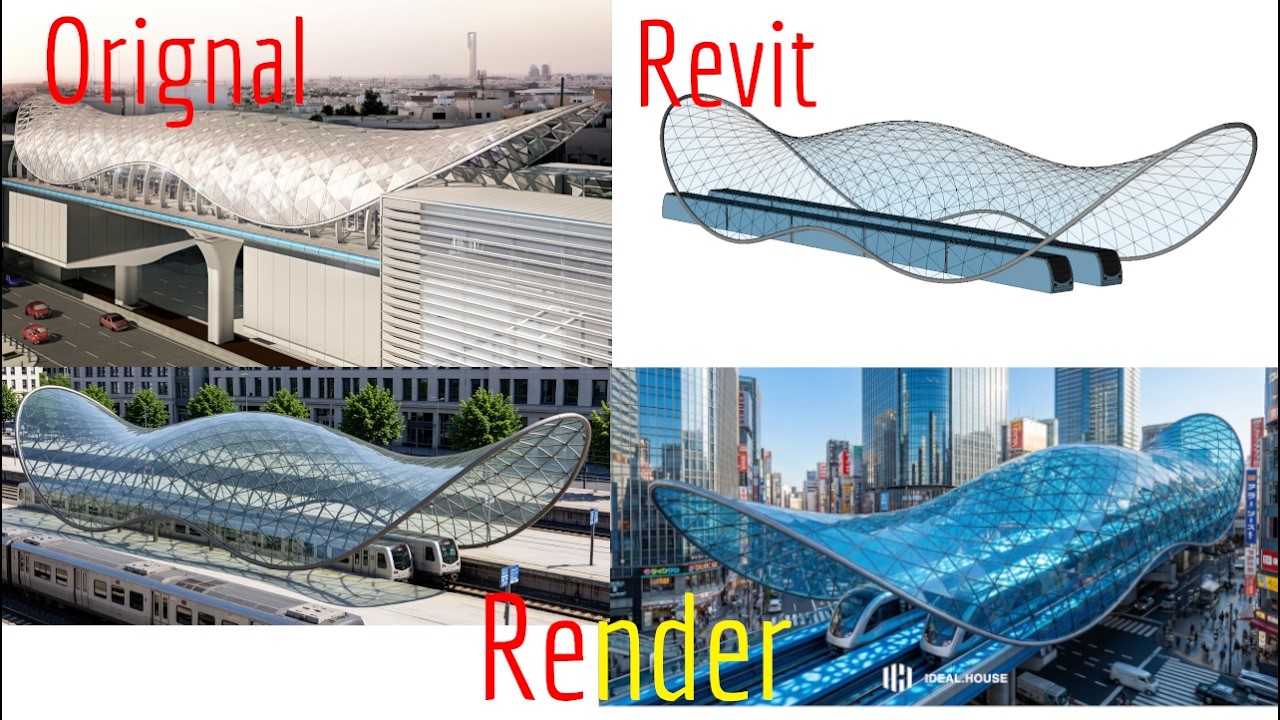 Modeling Metro Stations in #revit Station 5