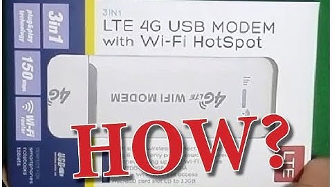 Wingle WIFI 4G LTE Modem