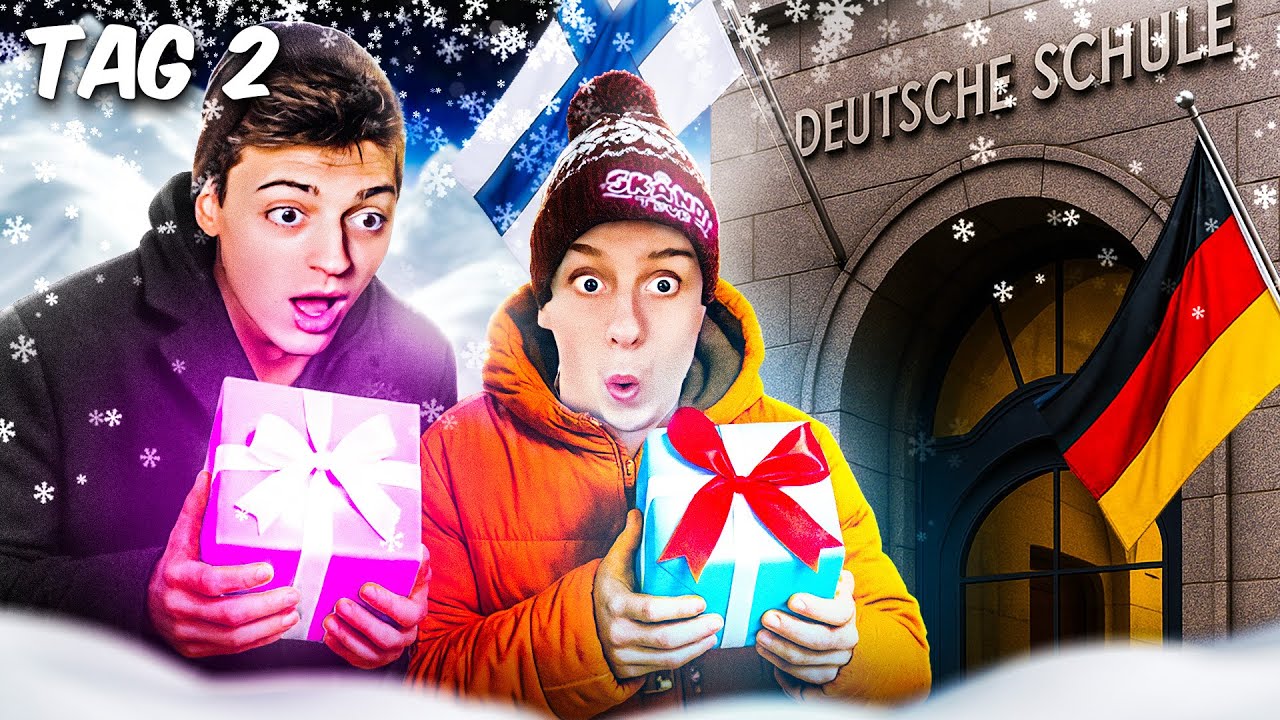 Wir beschenken Schüler in Helsinki..