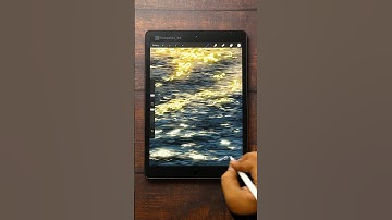 Realistic water drawing in #infinitepainter  and #procreate  #akashkumarillustrates #digitalart