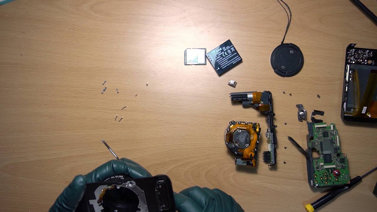 Lumix Lx3 disassembly - YouTube