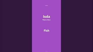 Isda | Filipino Isda | Filipino