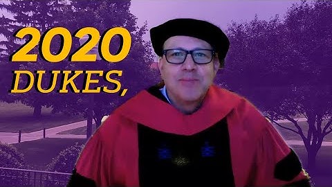 Message from the Dean to December Class of 2020 | James Madison University