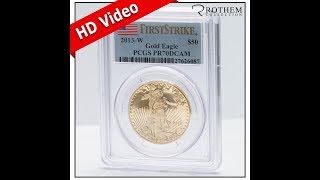 2013 American Eagle Gold Coin PCGS PR70 DCAM First Strike 50 Dollar 1 OZ Ounce