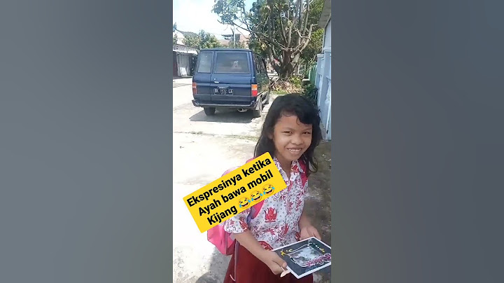 Ekspresinya Ketika Dia Tau Ayahnya Bawa Mobil Kijang Petak