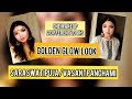 Golden Glow Makeup Look,Vasantpanchami/Saraswatipuja Special, 2 different Look with One makeup Whatsapp Status Video Download Free
