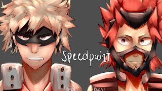 SPEEDPAINT | bakushima shading practice | (BNHA)