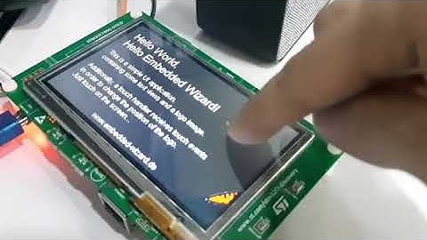 STM32F746 Discovery Board + Embedded Wizard