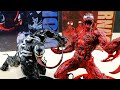 VENOM & CARNAGE Action Figures - Unboxing & Review [4K]