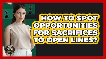 How To Spot Opportunities For Sacrifices To Open Lines?