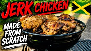 Jamaican Jerk Chicken That Tastes Like The Caribbean | Tiny Grill Edition