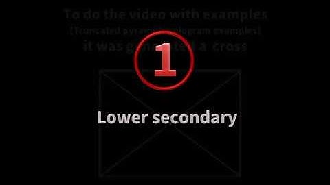 To generate truncated  pyramids: questions to answer