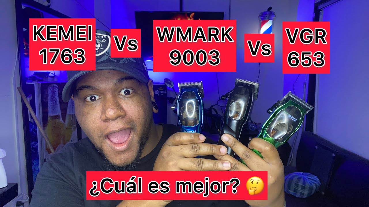 KEMEI 1763 vs WMARK 9003 vs VGR 653 | ¿CUÁL ES MEJOR?