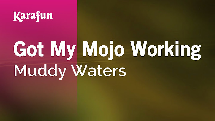 Got My Mojo Working Karaoke version - Karaoke performance video thumbnail