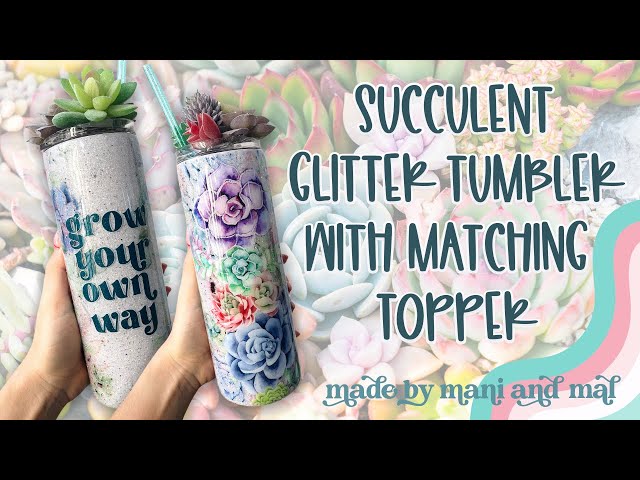 Tumbler Toppers / Succulent Topper / Plant Topper / Ice Topper