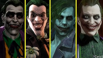 Mortal Kombat 11 vs INJUSTICE vs INJUSTICE 2 vs MKvsDCU - Joker Character Model Comparison