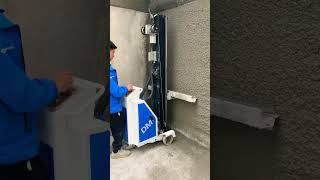 #wallplaster #buildfast #plasteringinnovation #construction #spraying #subcontractor #gypsum #walls