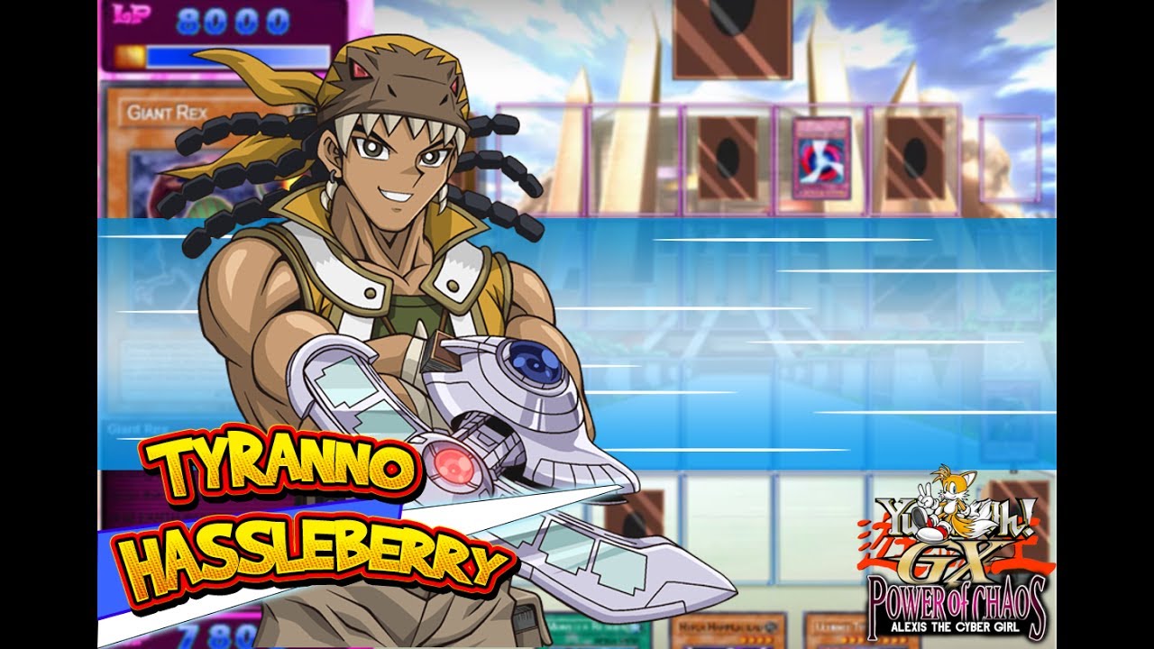 YuGiOh! GX Power of Chaos Alexis MOD 2017 - Tyranno Hassleberry Deck -  Dinosaur Deck