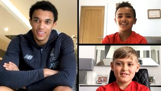 Liverpool U9s sign first deal and quiz Trent Alexander-Arnold