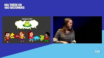 Le processus de création d’une variation linguistique - Ma thèse en 180 secondes internationale 2022