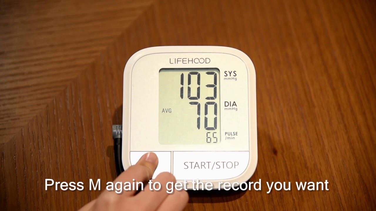 How to Use Digital LIFEHOOD Blood Pressure Monitor 
