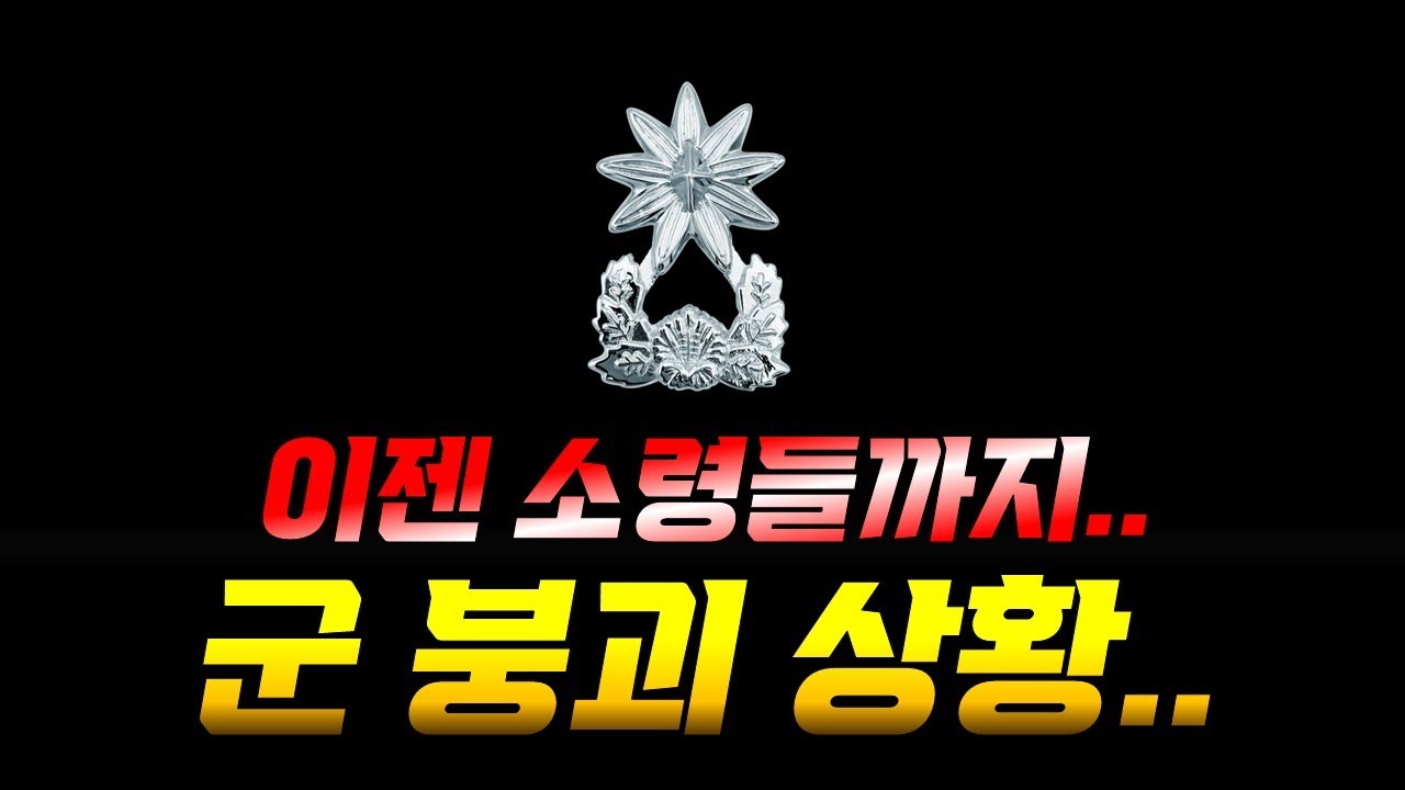 Нынешнее состояние Корейской армии, где даже ключевые военные чины покинули ее...