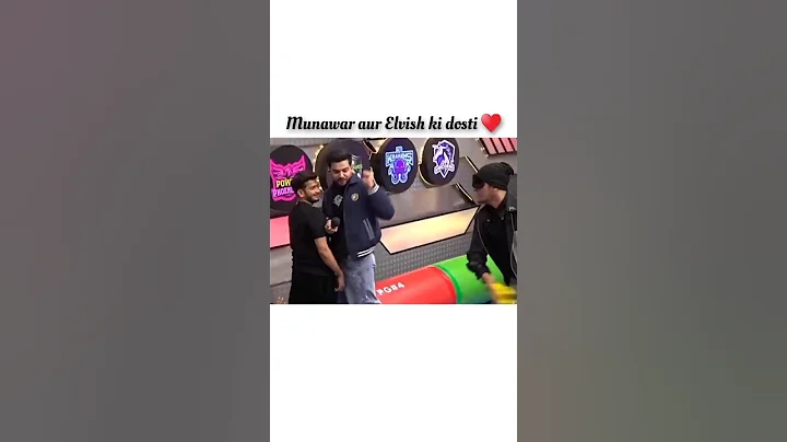 Elvish Yadav and Munawar faruqui 😂😂 #elvishyadav #munawarfaruqui #comedy #playground #biggboss