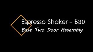 Kingston Espresso Shaker - Base Two Door Assembly - RTA Cabinet