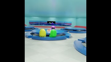 Among Us Cafeteria Recreated 3D Blender