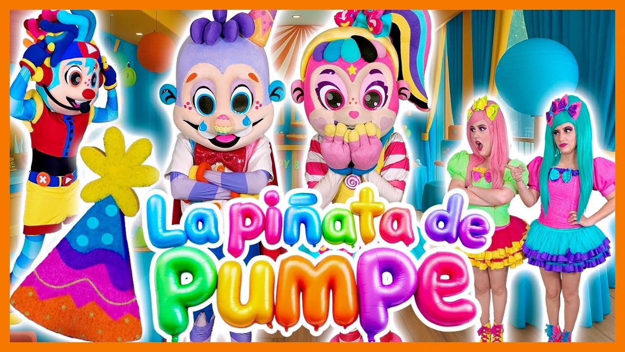 VANILA DESTRUYE LA PIÑATA DE PUMPE / SHOW PIEDRA PAPEL O TIJERA ...
