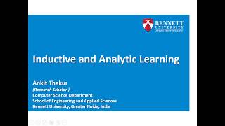 Inductive and Analytic Learning