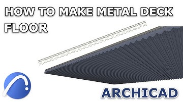 How to make Metal Deck Floor in Archicad (Tutorial)