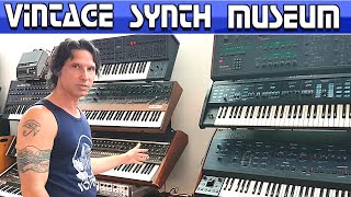 VINTAGE SYNTHESIZER MUSEUM  Synth Studio Tour